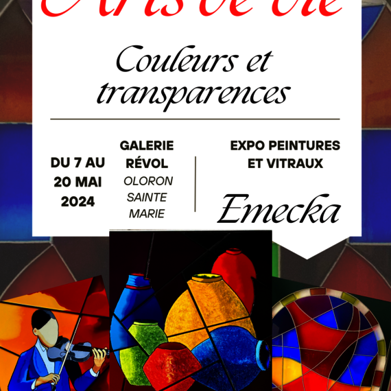Vernissage exposition Emecka "Arts de vie" - OLORON-SAINTE-MARIE