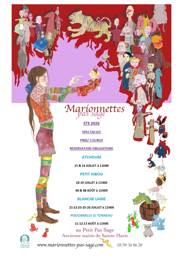 Spectacle Marionnettes Pas Sage "Petit Hibou" - OLORON-SAINTE-MARIE