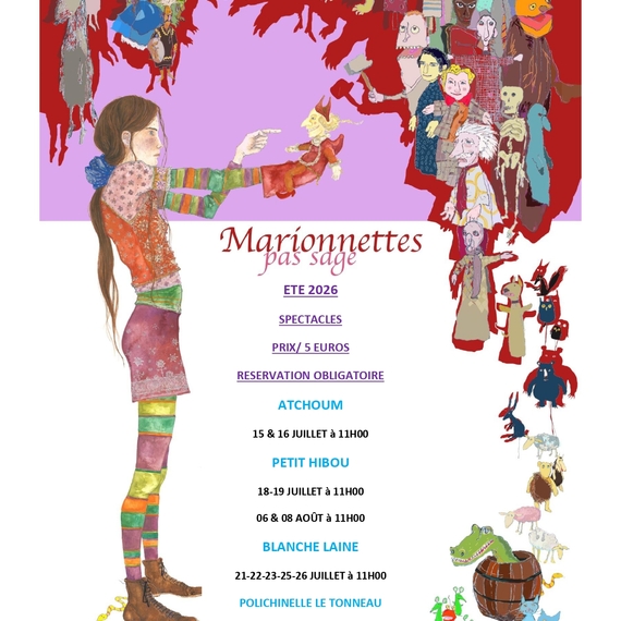 Spectacle Marionnettes Pas Sage " Blanche laine" - OLORON-SAINTE-MARIE