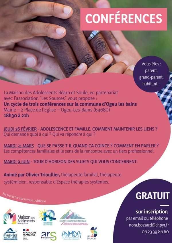 Conférence - Tour d'horizon des sujets qui vous concernent - OGEU-LES-BAINS