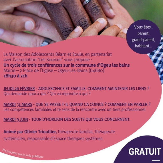 Conférence - Tour d'horizon des sujets qui vous concernent - OGEU-LES-BAINS