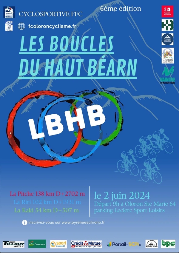 Cyclosportive - Les boucles du Haut Béarn - OLORON-SAINTE-MARIE