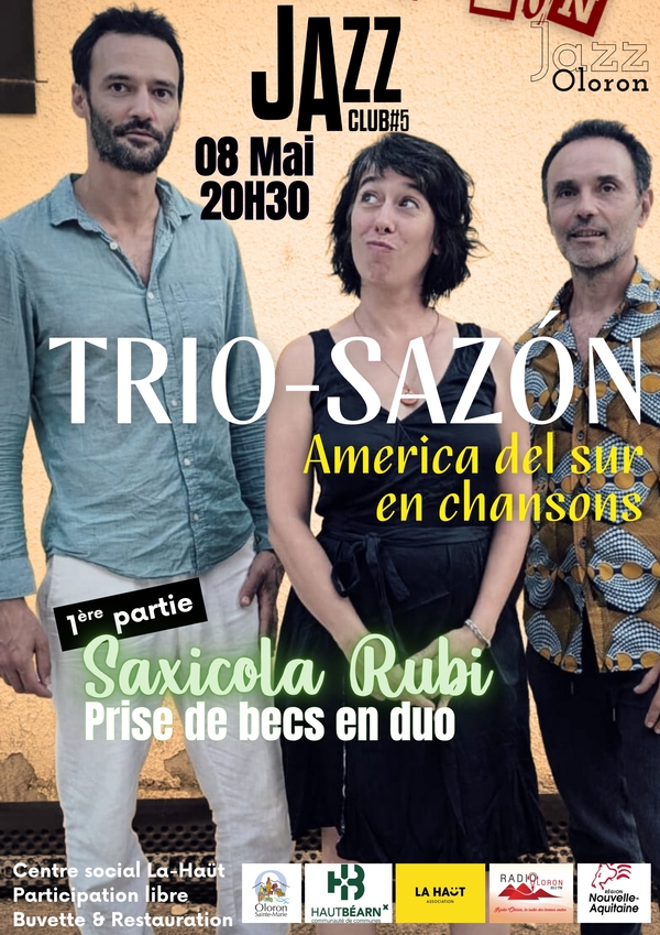 Soirée Jazz Club - Trio-Sazon - OLORON-SAINTE-MARIE