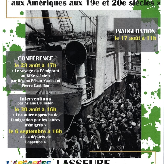Intervention par Ariane Bruneton - Les départs de Lasseube - LASSEUBE