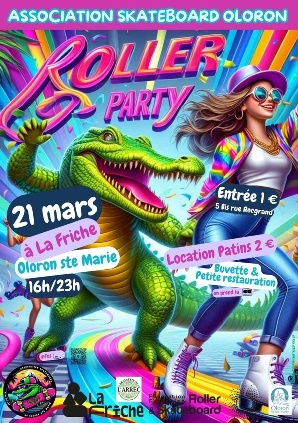 Roller party - OLORON-SAINTE-MARIE