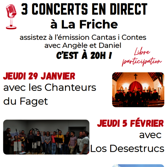 Concert avec les chanteurs du Faget - OLORON-SAINTE-MARIE