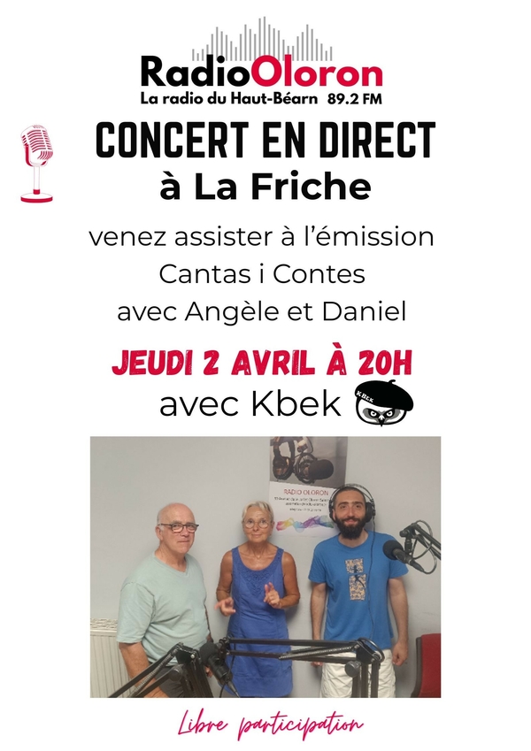 Soirée concert avec KBEK - OLORON-SAINTE-MARIE