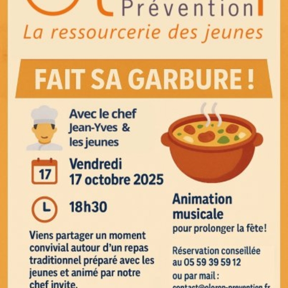 Oloron prévention fait sa garbure - OLORON-SAINTE-MARIE