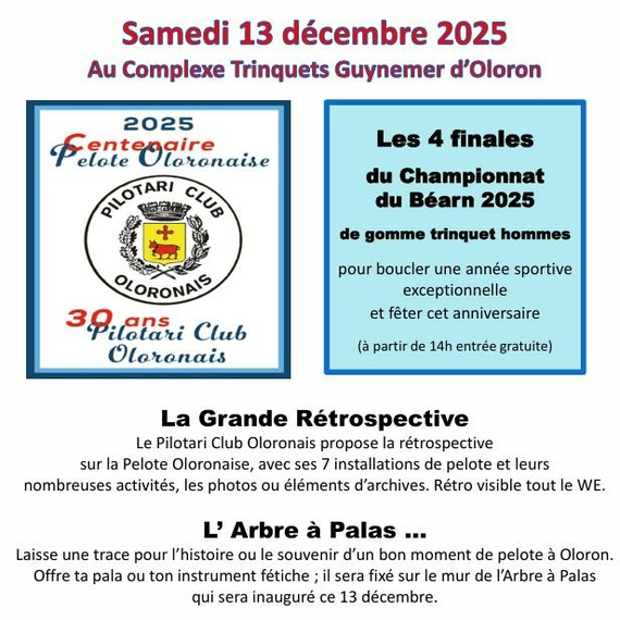 Finales du championnat du Béarn - OLORON-SAINTE-MARIE