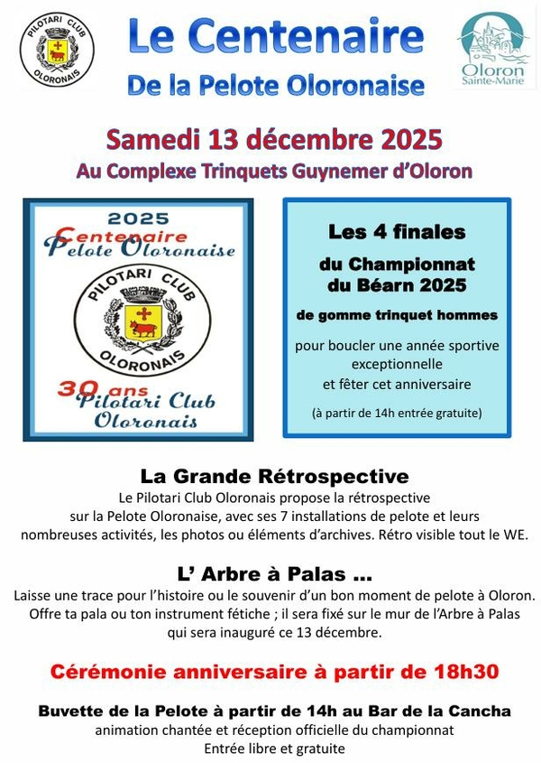Finales du championnat du Béarn - OLORON-SAINTE-MARIE
