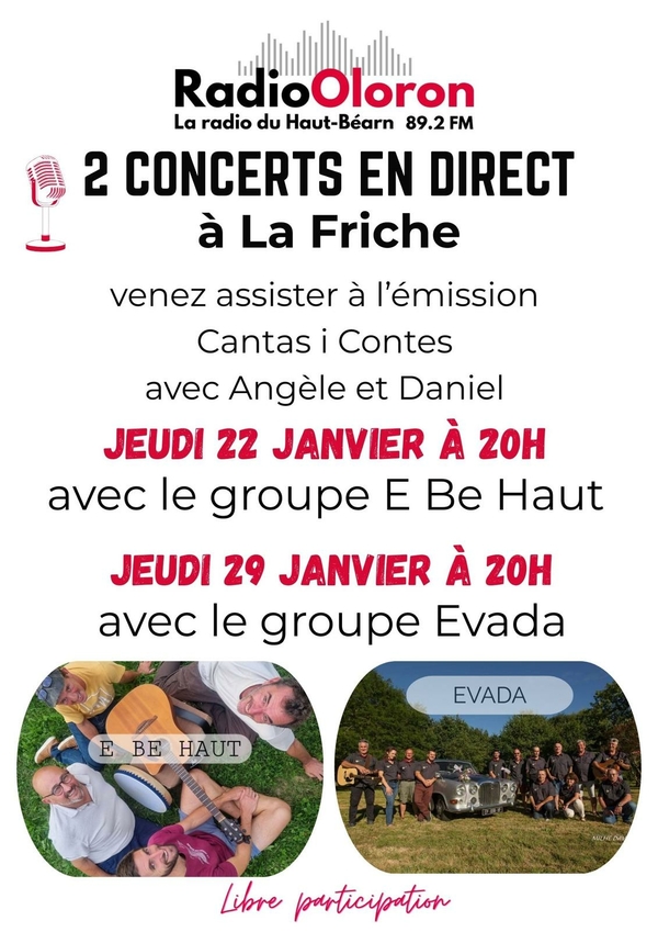 Concert E Be Haut - OLORON-SAINTE-MARIE