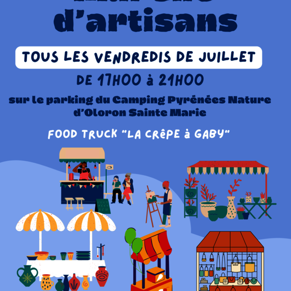 Marché d'artisans-créateurs et producteurs - OLORON-SAINTE-MARIE