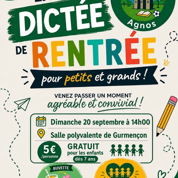 La dictée de la rentrée - GURMENCON