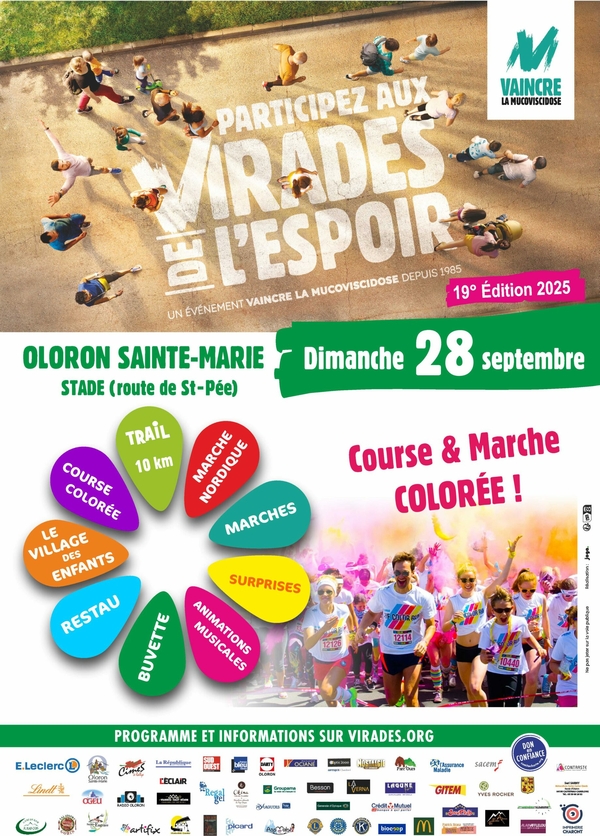 Les virades de l'espoir - 19e édition - OLORON-SAINTE-MARIE
