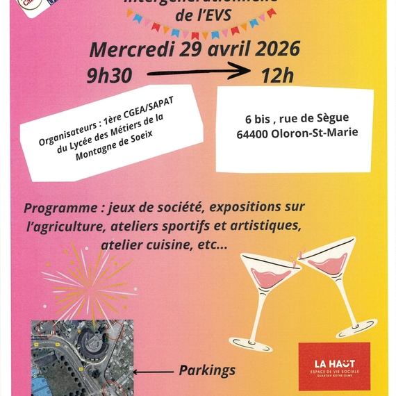 Journée intergénérationnelle de l'EVS - OLORON-SAINTE-MARIE