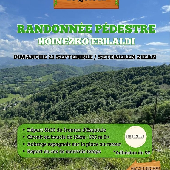 Randonnée pédestre - ESQUIULE