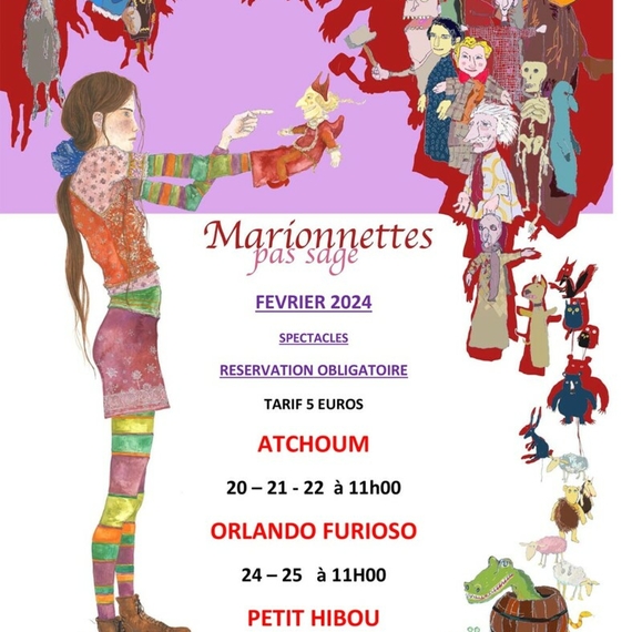 Spectacle Marionnettes Pas Sage "Petit Hibou" - OLORON-SAINTE-MARIE