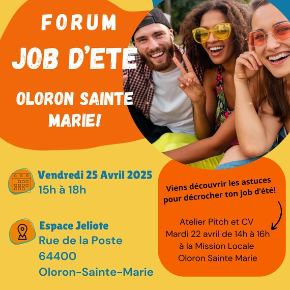 Forum job d'été - OLORON-SAINTE-MARIE
