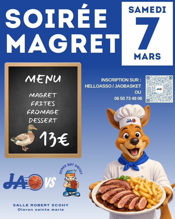 Repas de la JAO Basket - OLORON-SAINTE-MARIE