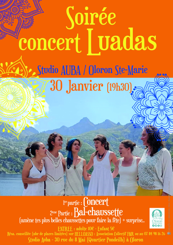 Soirée concert Luadas - OLORON-SAINTE-MARIE