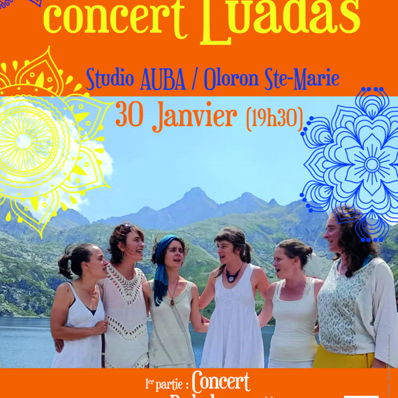 Soirée concert Luadas - OLORON-SAINTE-MARIE