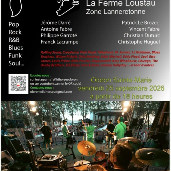 Concert des Wild Horses - OLORON-SAINTE-MARIE