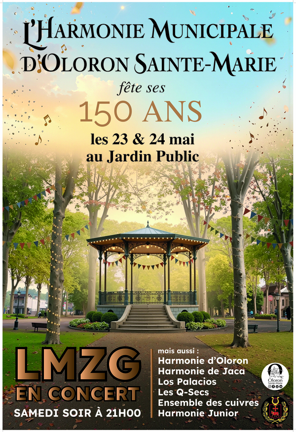 L'Harmonie Municipale d'Oloron fête ses 150 ans ! - OLORON-SAINTE-MARIE
