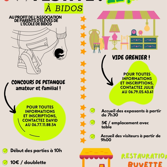 Journée festive - BIDOS