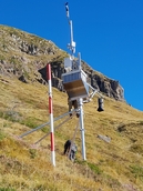 Station nivo-météorologique à Ricarouye