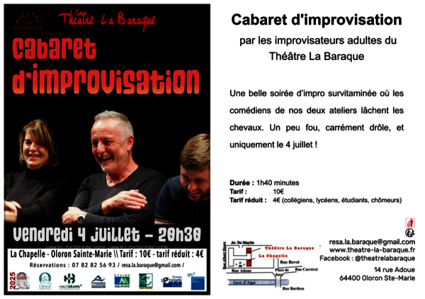 Cabaret d'improvisation - OLORON-SAINTE-MARIE