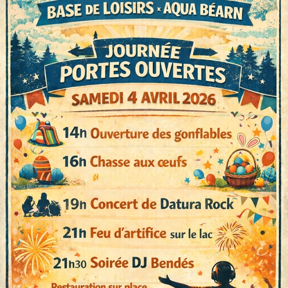 Journée portes ouvertes Aquabéarn et base de loisirs - GOES