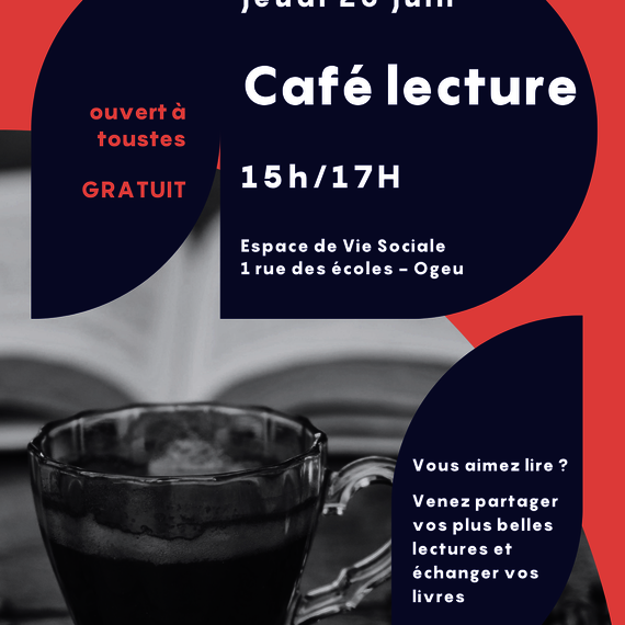 Café lecture - OGEU-LES-BAINS