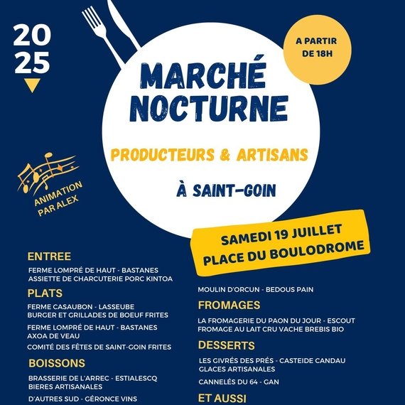 Marché nocturne - SAINT-GOIN