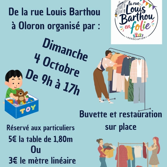Vide grenier - OLORON-SAINTE-MARIE