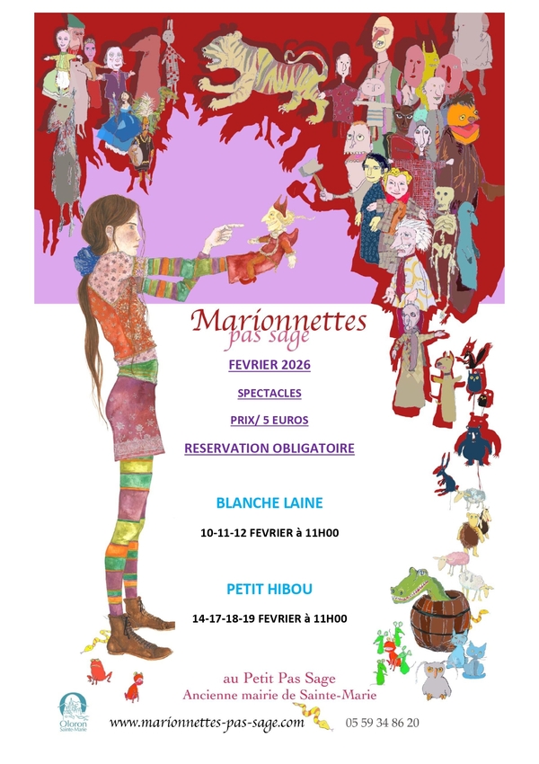 Spectacle Marionnettes Pas Sage "Petit Hibou" - OLORON-SAINTE-MARIE