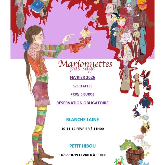 Spectacle Marionnettes Pas Sage "Petit Hibou" - OLORON-SAINTE-MARIE