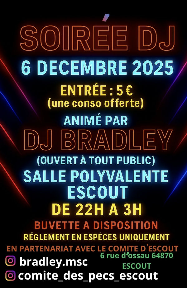 Soirée DJ - ESCOUT