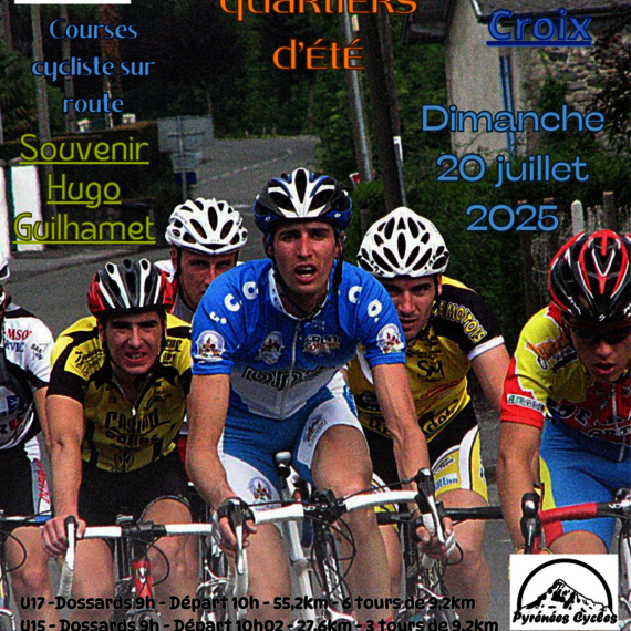 Courses cyclistes - Prix des quartiers d'été - OLORON-SAINTE-MARIE