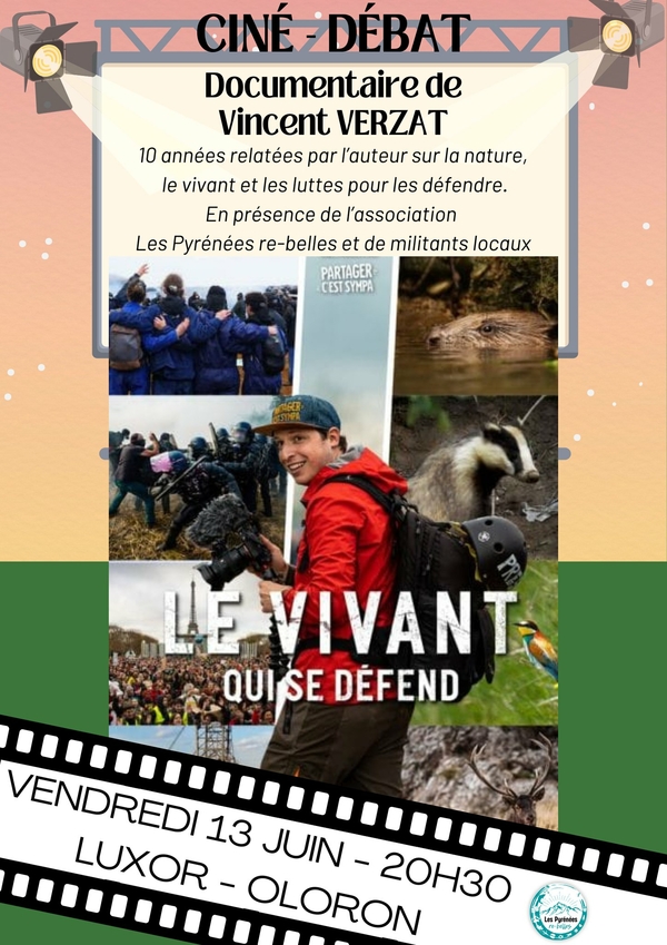 Ciné-débat - "Le vivant qui se défend" - OLORON-SAINTE-MARIE