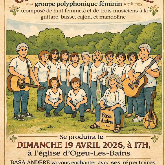Concert caritatif du groupe Basa Andere - OGEU-LES-BAINS