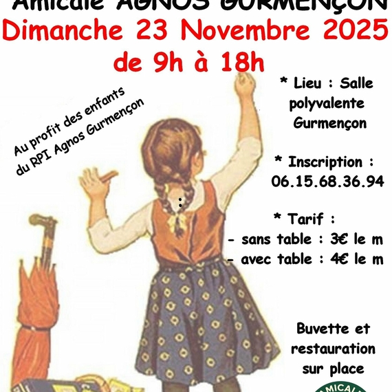 Vide grenier du RPI Agnos Gurmençon - GURMENCON