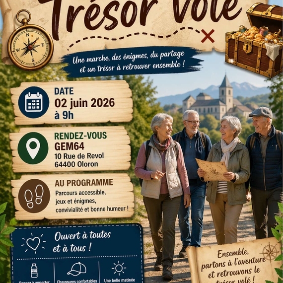 Marche ludique "Trésor Volé" - OLORON-SAINTE-MARIE