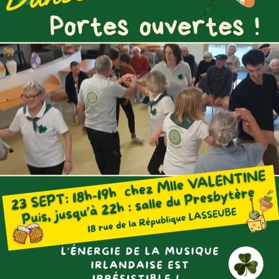 Portes ouvertes : danses irlandaises - LASSEUBE