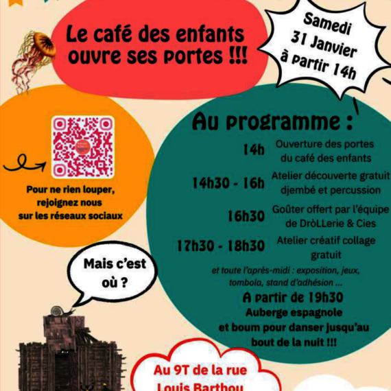 Inauguration du café des enfants - OLORON-SAINTE-MARIE