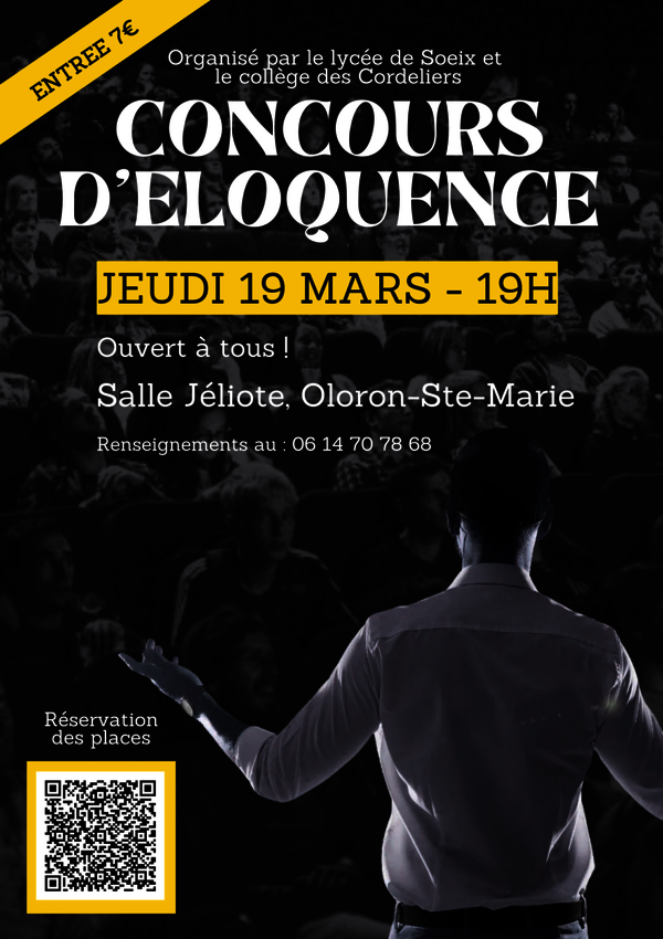 Concours d'éloquence - OLORON-SAINTE-MARIE