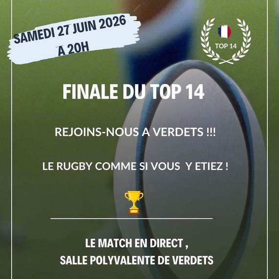 Feu de la Saint-Jean et retransmission de la finale du Top 14 - VERDETS