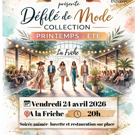Défilé de mode par l'Association des Commerçants En Daban - OLORON-SAINTE-MARIE