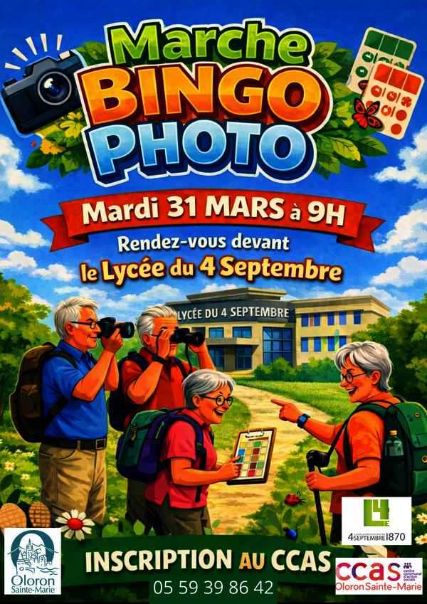 Marche bingo photo - OLORON-SAINTE-MARIE