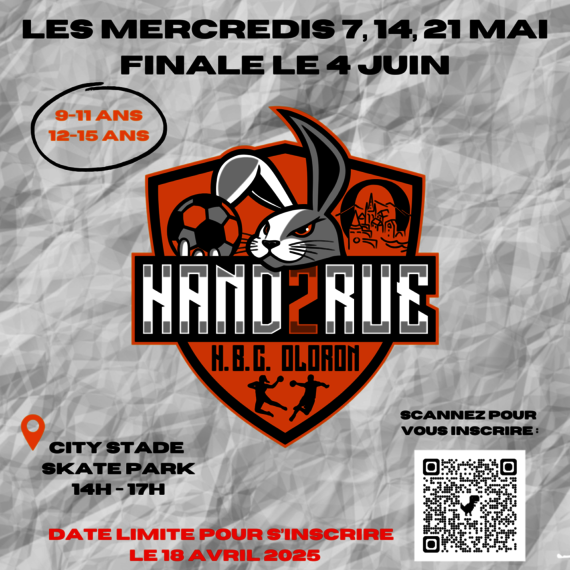 Tournoi Hand 2 Rue - OLORON-SAINTE-MARIE