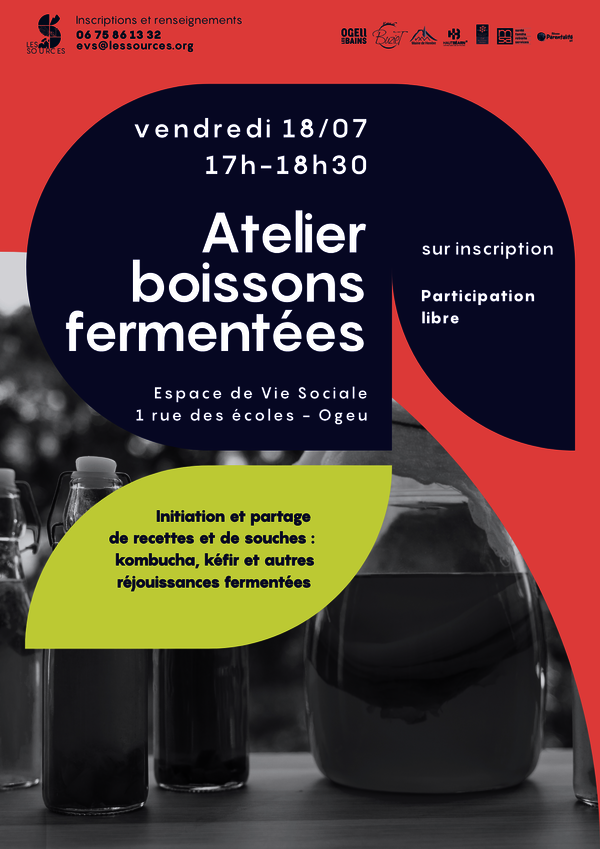 Atelier Boissons fermentées - OGEU-LES-BAINS